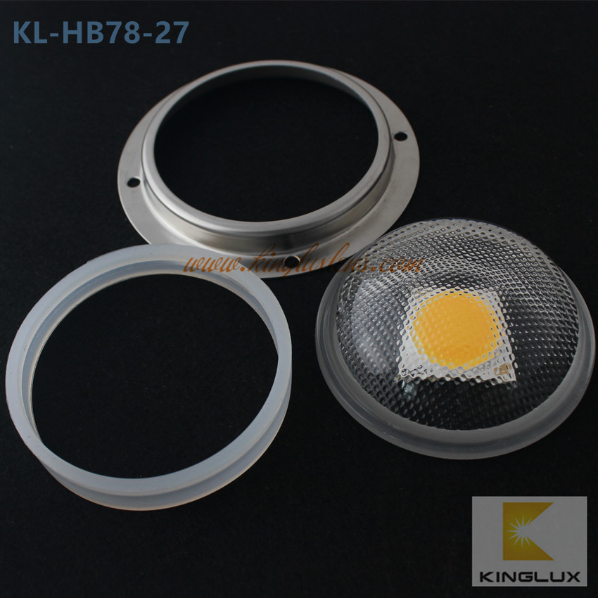 LED explosion-proof light 78mm 120 degree anti-glare optical led Glass lens