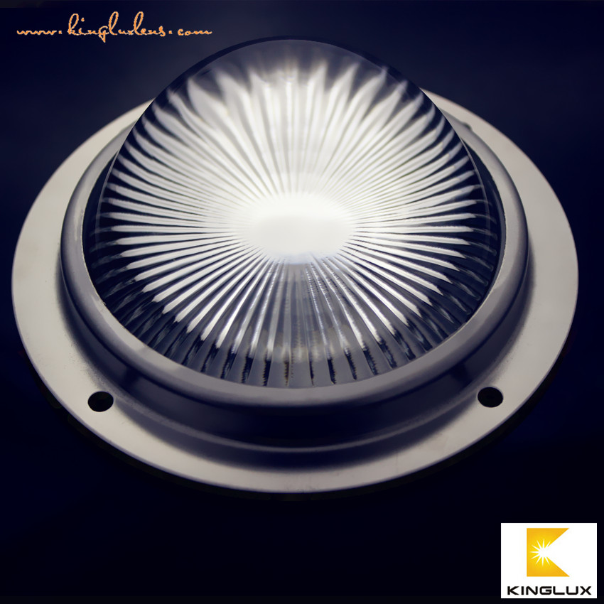 78mm Optical Glass Lens 45deg less glare lighting  for  60W 80W 100W 120W High Power Leds