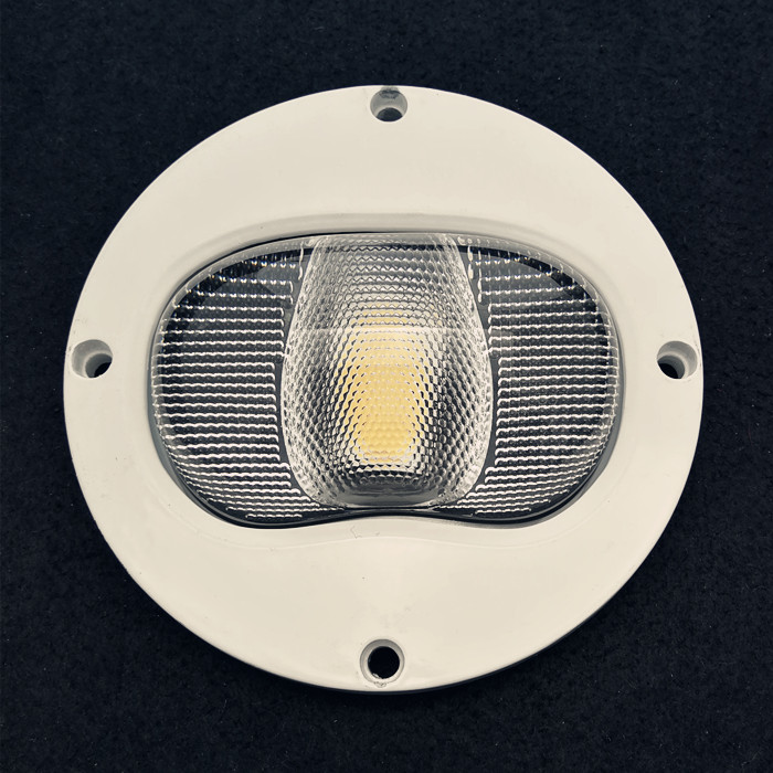 Anti-glare 92mm optical led streetlight Glass lens