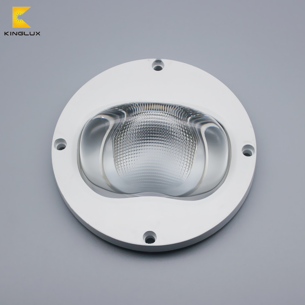 led street light lens manufacturer 100W outdoor solar powered street lamp COB glass Led Lens 92mm