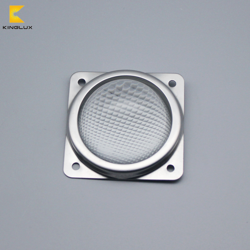 56mm diameter 45degree led glass antilgare lens for spot light