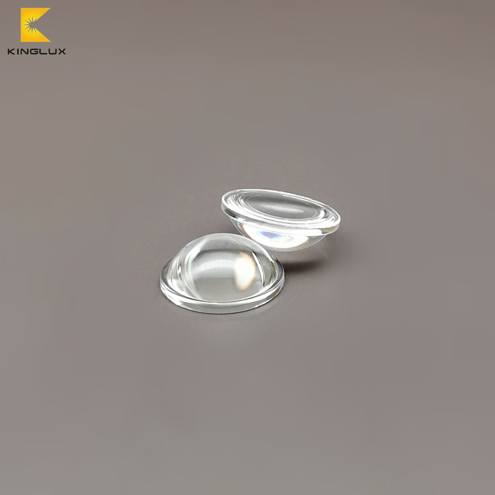 23mm plano convex optical led glass lens for led searchlight